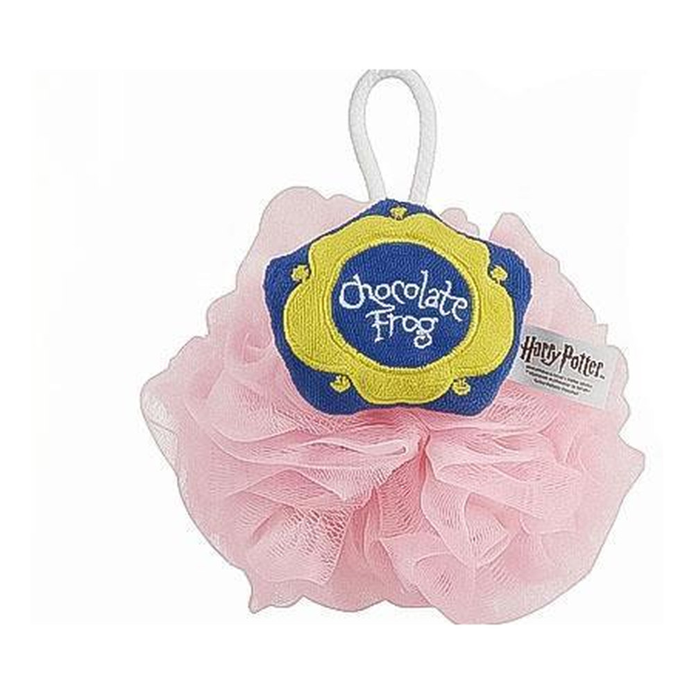 Bath sponge, shower cap and exfoliating glove from the Honeydukes bath set | Svetkouzel.com