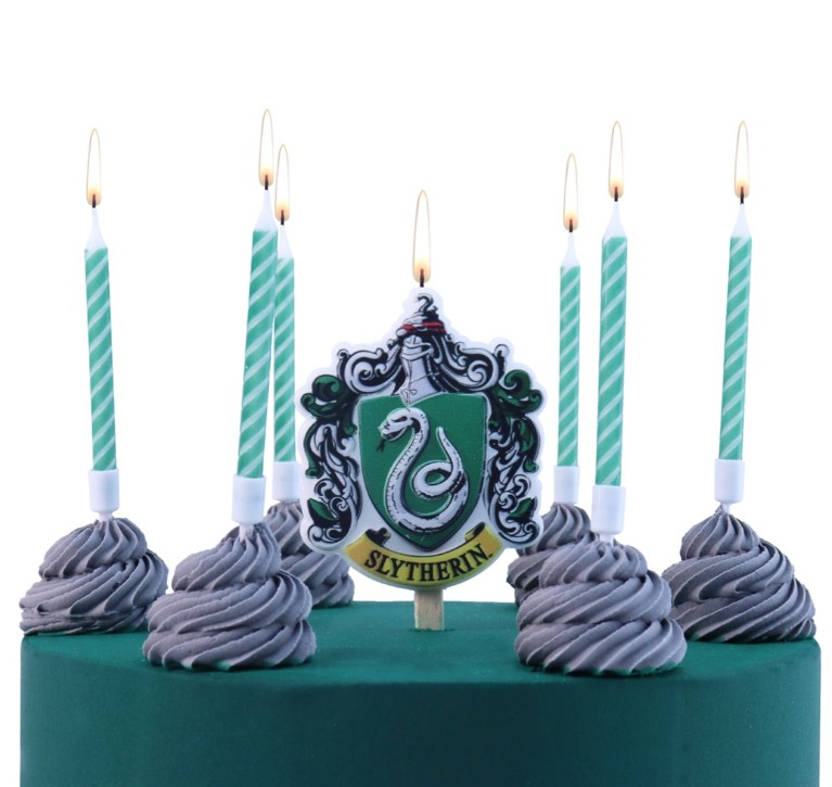 Harry Potter dortové svíčky Zmijozel