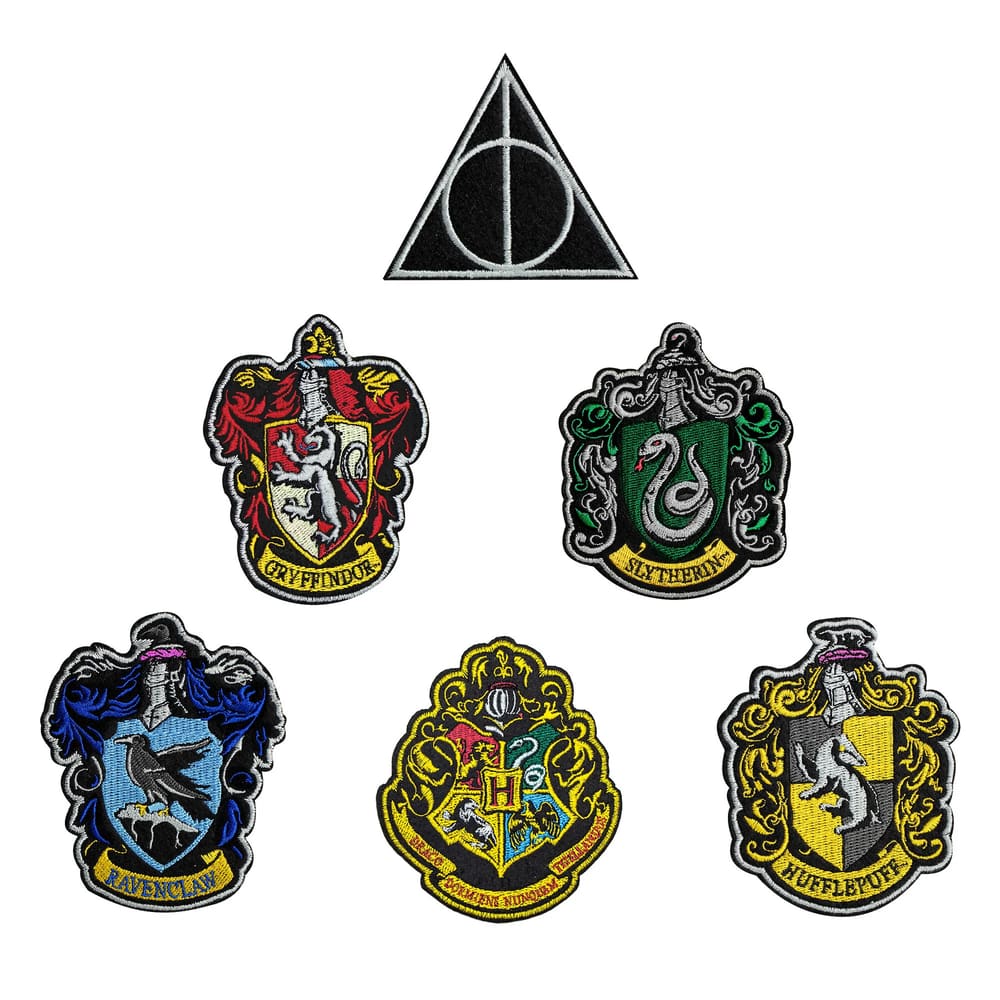 Harry Potter vasalható felvarró - Griffendél címer és Halál Ereklyéi | Vilagvarazs.hu