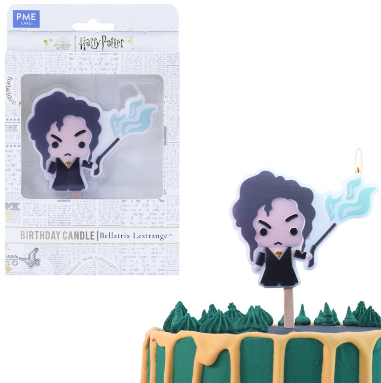 Harry Potter Bellatrix Lestrange cake candle