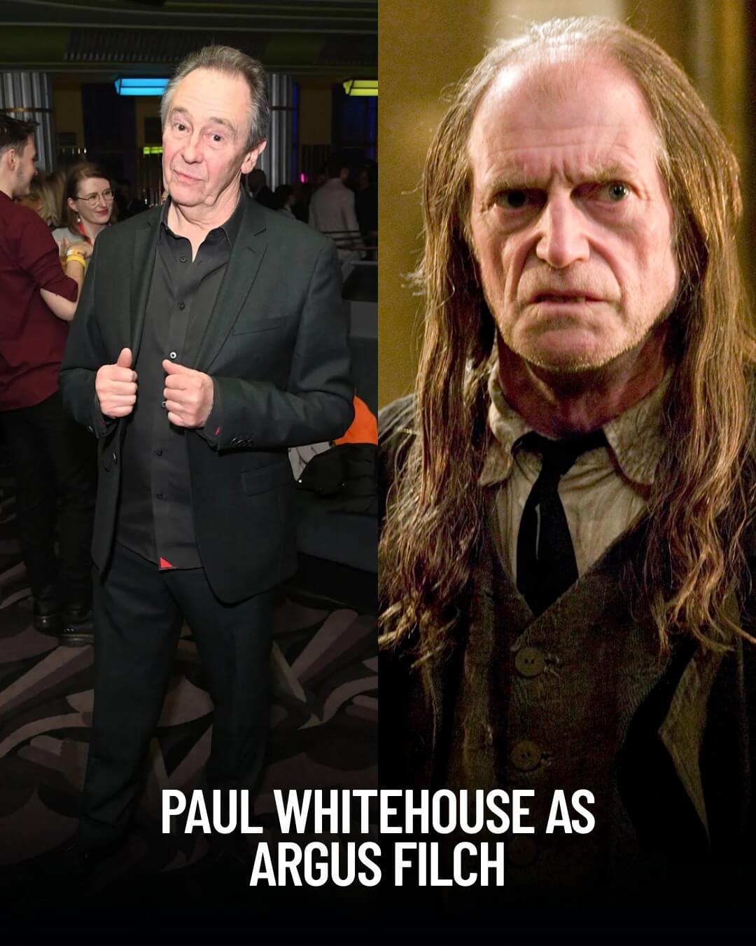 novy Argus Filch serial Harry Potter Svet kouzel