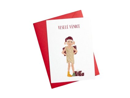 Vánoční přáníčko - Domácí skřítek