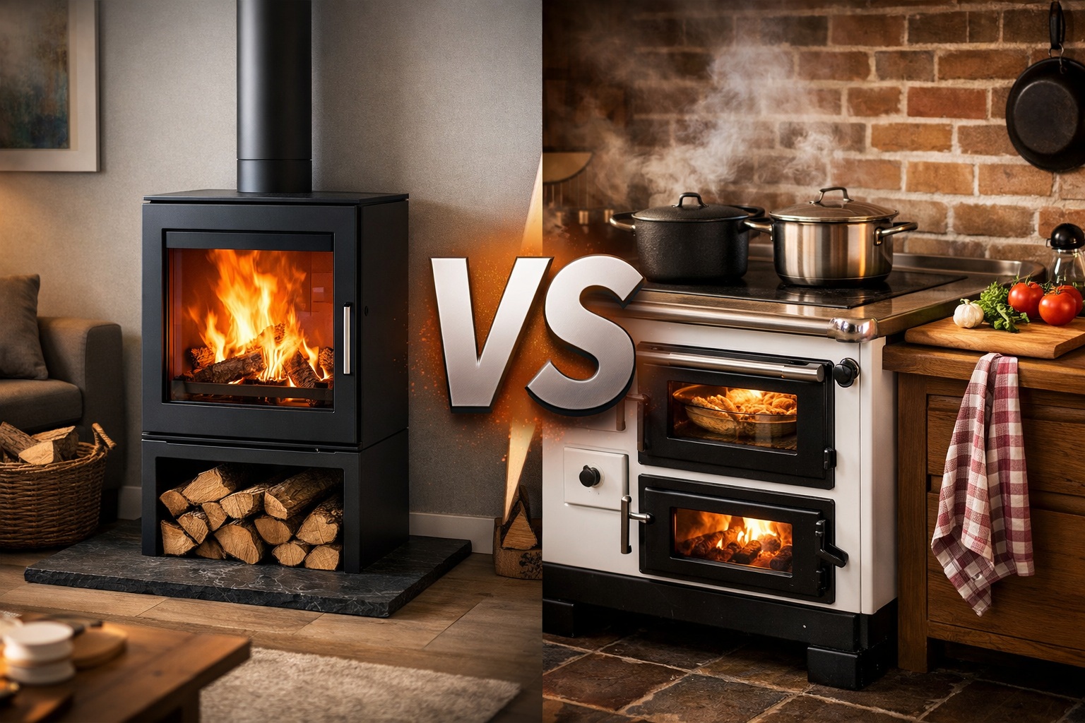 Kachle a sporáky – aký je medzi nimi rozdiel?