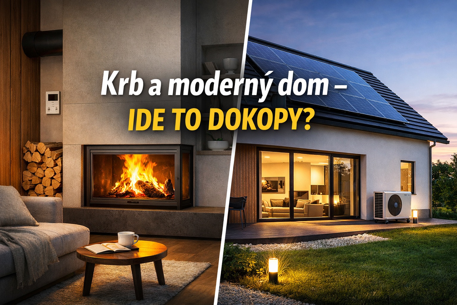 Krb a moderný dom – ide to dokopy?