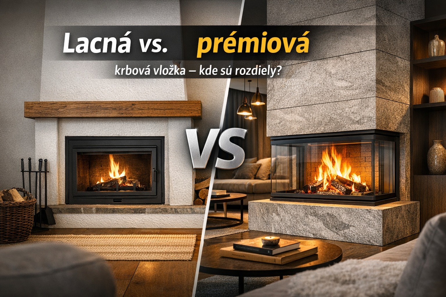 Lacná vs. prémiová krbová vložka – kde sú rozdiely?