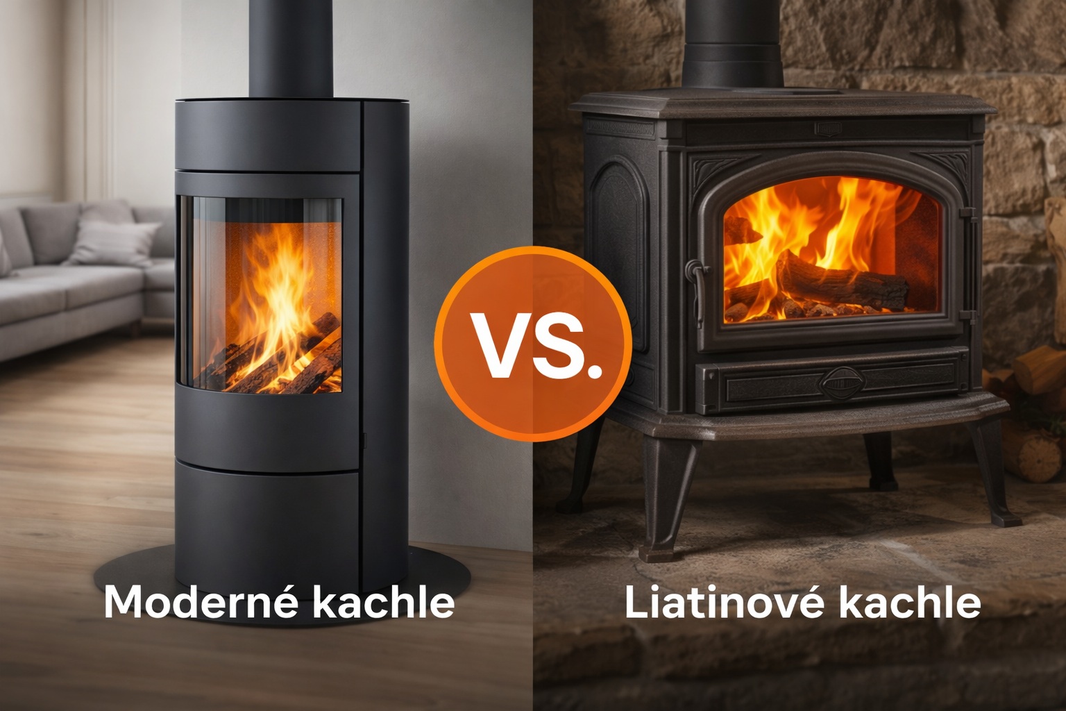 Moderné kachle vs. liatinové kachle – aký je medzi nimi rozdiel?