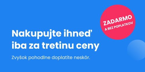 Nákup na tretiny - bez navýšenia (0% úrok)