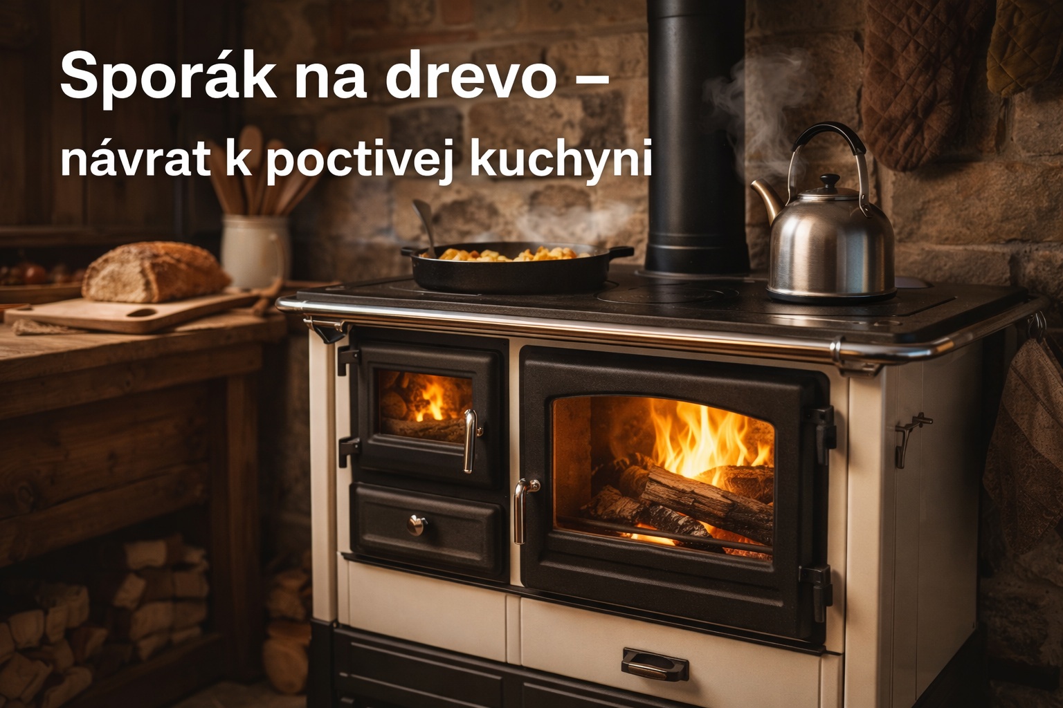 Sporák na drevo – návrat k poctivej kuchyni