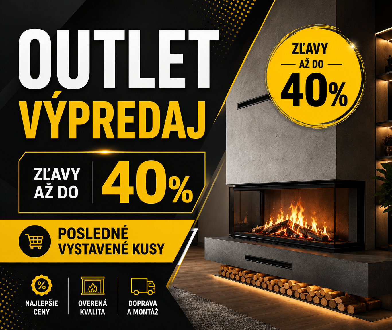 OUTLET VÝPREDAJ %