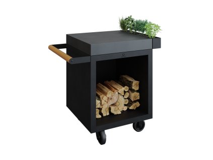 OFYR Mise en Place Table Black 65 PRO Ceramic Dark Grey