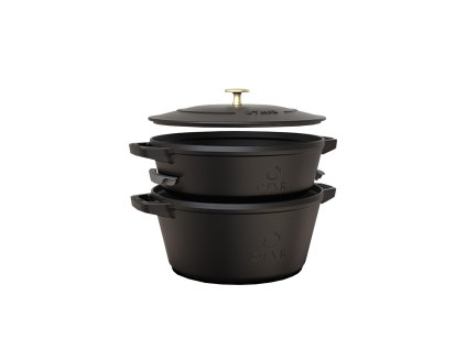 OFYR Staub Pan Set (Ø 26cm, H 8,5cm - 12,5cm)