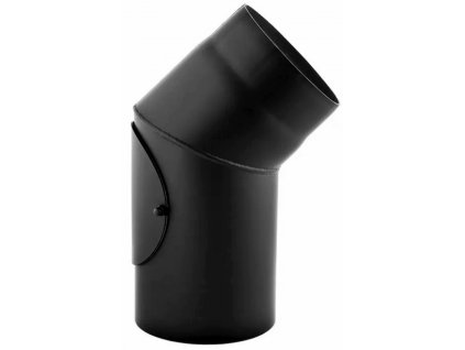 dymovod 45° koleno pevné s revíznym otvorom 111