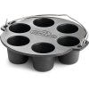 56061 Web Gallery 02 56061 Cast Iron Muffin Cooker OnWhite Angle