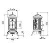 Westbo Carl 95 electric technicky obrazok