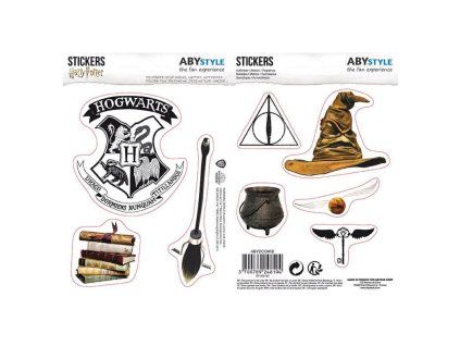 Harry Potter samolepky kouzelné předměty