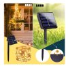 VOR 10M-D SOLAR - venkovní vánoční drátový řetěz se solárním panelem, délka 10m, svit bílá a barevný svit RGB