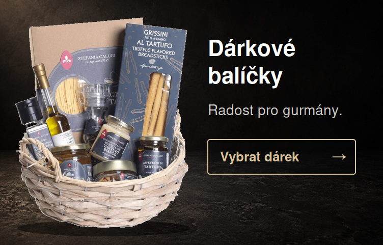Dárkové balíčky s lanýžovými delikatesami