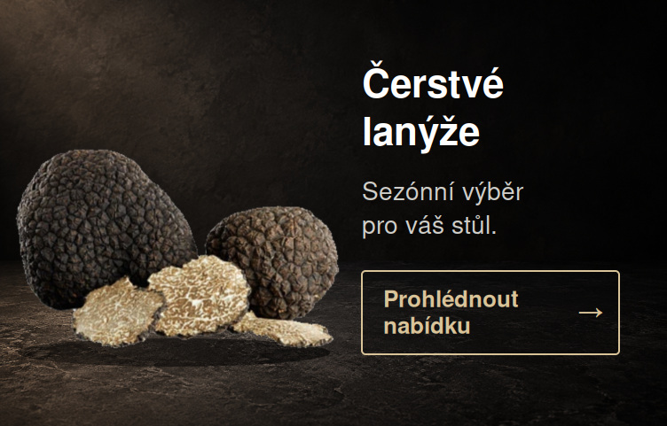 Čerstvé lanýže – sezónní nabídka