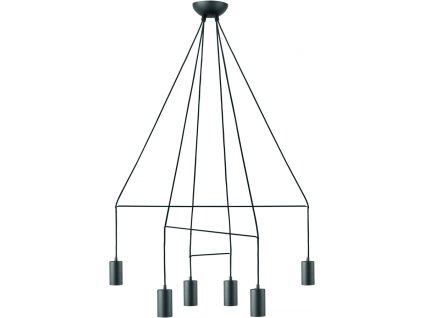 1416 zavesne svietidlo cierne imbria h 130 cm