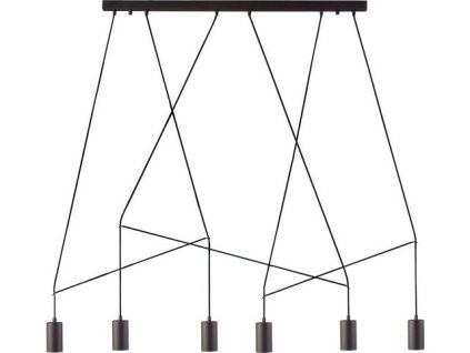 1455 zavesne svietidlo cierne imbria h 130 cm
