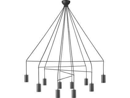 1512 zavesne svietidlo cierne imbria h 130cm