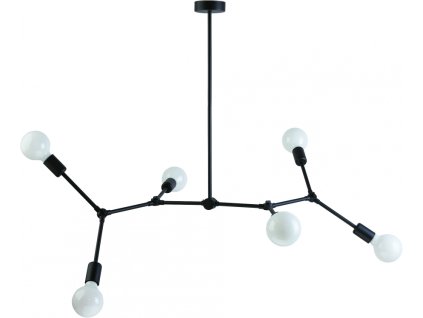 2130 zavesne svietidlo cierne twig vi h 55cm