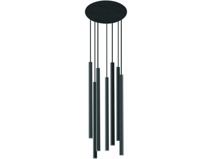 2157 zavesne svietidlo cierne laser vii h 130cm