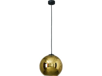 2436 zavesne svietidlo zlate cierne polaris h 150cm