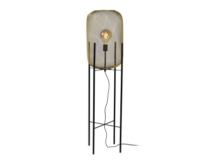 MESH - Stojacia lampa - Ø 35 cm - 1xE27 - Matt Gold / Mosadz
