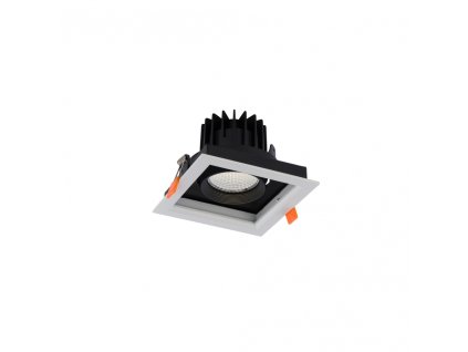 3612 vstavane zapustene bodove svietidlo cl dia led 18w 3000k white black 8722 ip20