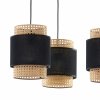 TK lighting Boho (Farba čierny, Rozmery v cm (v/š/d) 80 x 20 x 120)