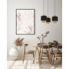TK lighting Boho (Farba čierny, Rozmery v cm (v/š/d) 80 x 20 x 120)