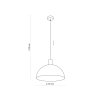 TK lighting Oslo (Farba čierny, Rozmery v cm (v/š/d) 118 x 27 x 115)