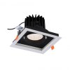 3603 vstavane zapustene bodove svietidlo cl dia led 30w 4000k white black 8718 ip20