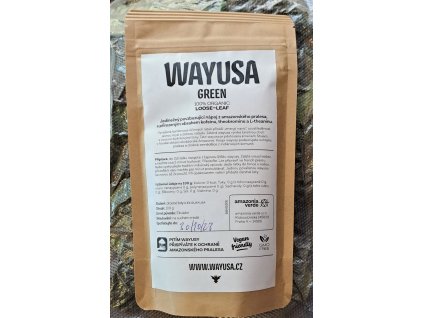 WAYUSA GREEN - drcené listy nefermentované 100g