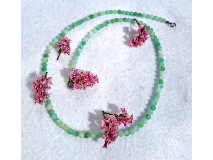 Smaragd extra fazetovaný (broušený) náhrdelník