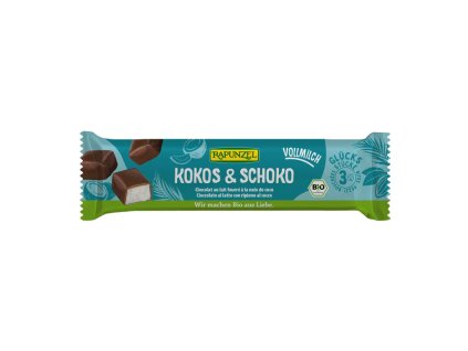665251 Kokos v mlecne cokolade 50 g BIO RAPUNZEL 1