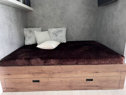 11217 prosteradlo mikroplys plysove teple dvouluzko 180 x 200 cm hnede