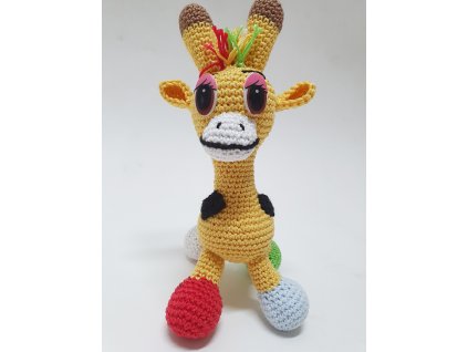Háčkovaná hračka - Žirafa Julie