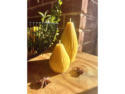 Dvojitá kapka - set odlévaných svící