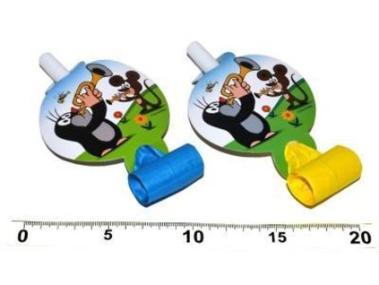 Párty frkačka Krtek a kamarádi 6 ks, 14 cm, WIKY, 171002