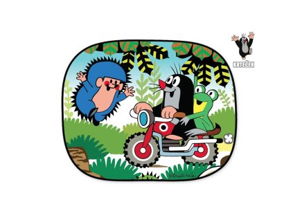 Stínítko do auta 2X Krtek a motorka, WIKY, 170809