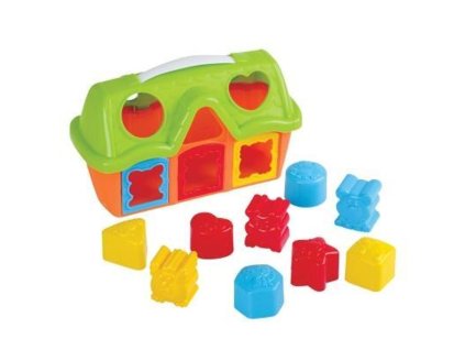 Domek vkládačka set 10 ks, Playgo, 100394