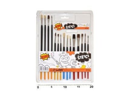 Sada štětců 15 ks, TOTO, 831402