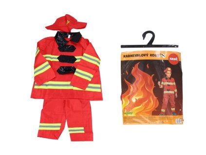 Set karneval - hasič M 110-120 cm, Wiky, W036025