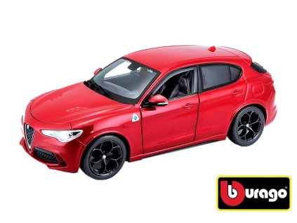 Bburago 1:24 Alfa Romeo Stelvio Red, Bburago, W007268