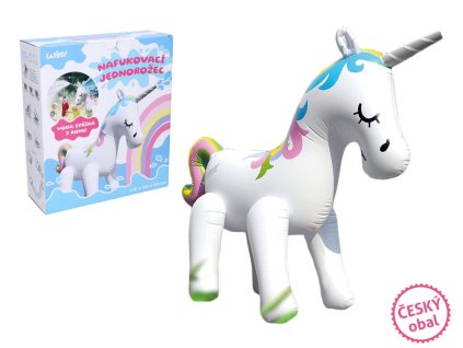 Jednorožec stříkající 220x160x80 cm - český obal, Wiky, W016248