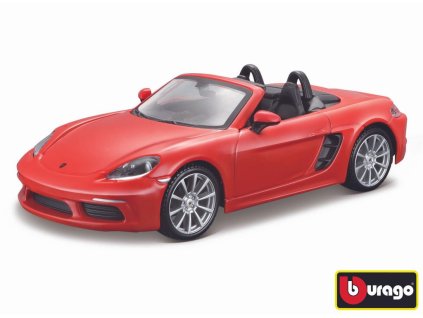 Bburago 1:24 Porsche 718 Boxster Orange, Bburago, W007340