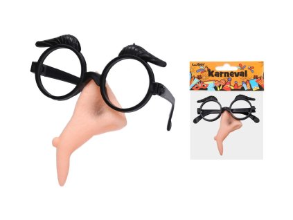 Set karneval - čarodějnice (nos + brýle), Wiky, W027548