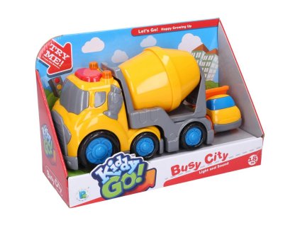 Kiddy Auto míchačka s efekty 19,5 cm sklápěč 6,5 cm, Wiky Vehicles, W012384